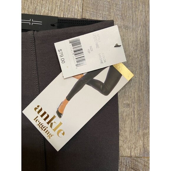 Liverpool Petite Reese Stretch Knit Pull On Leggings Gray Size 10P - Picture 7 of 9